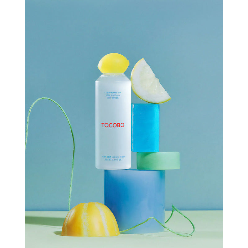 Tocobo Aha Bha Lemon Toner Momento De Aplicación Día/noche Tipo De Piel Todo Tipo De Piel