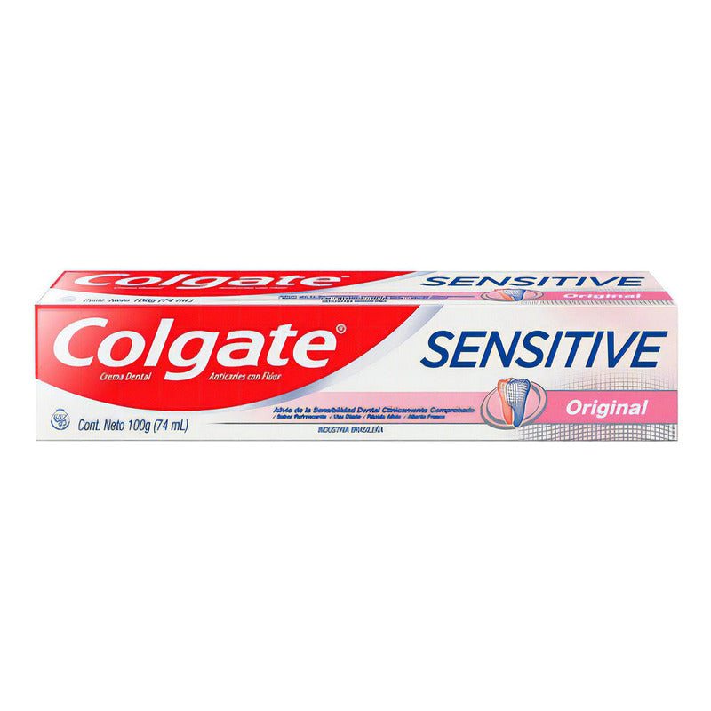 Pasta Dental Colgate Sensitive Original Con Flúor 74 Ml