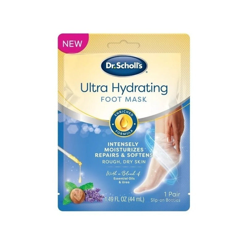 Dr Scholls Mascarilla Para Pies Ultra Hidratante Reparadora