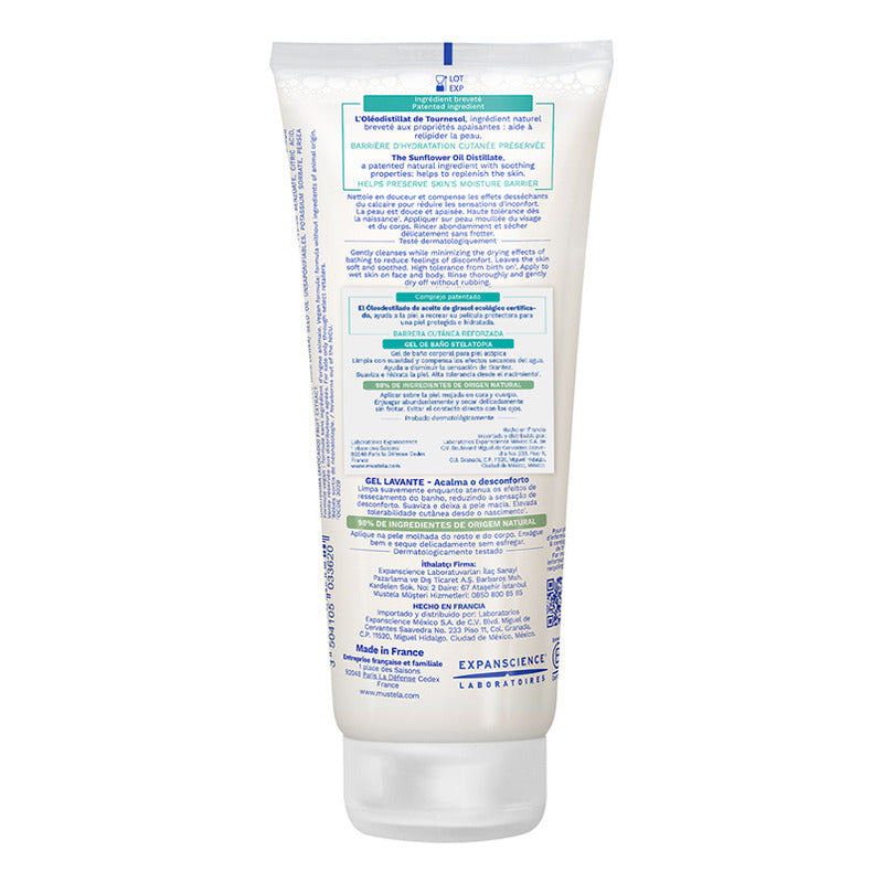 Mustela Stelotopia Gel Lavant Anti-tiraillements 200 Ml