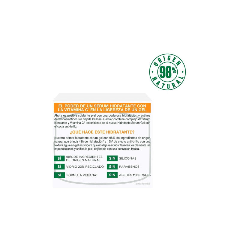 Garnier Skin Active Express Aclara Gel Con Vitamina C, Ilumina, 50 Ml