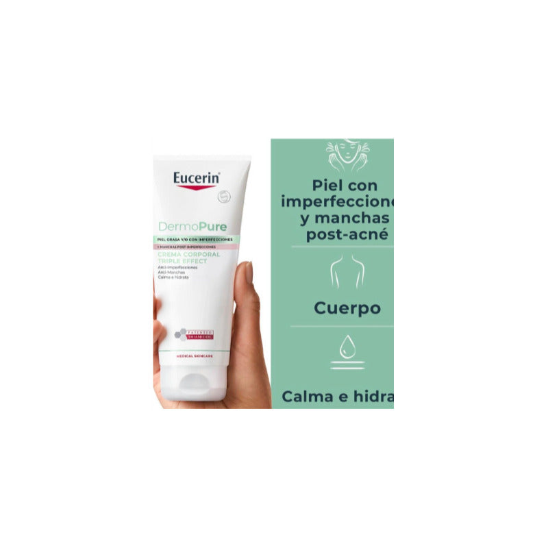 Eucerin Dermo Pure Oil Control Crema Corporal 200ml - Sin Olor
