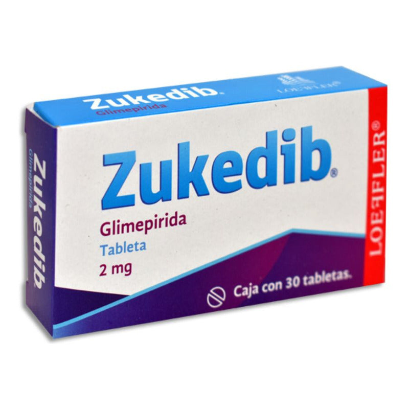 Zukedib Tabletas 2 Mg, 30 Tabletas