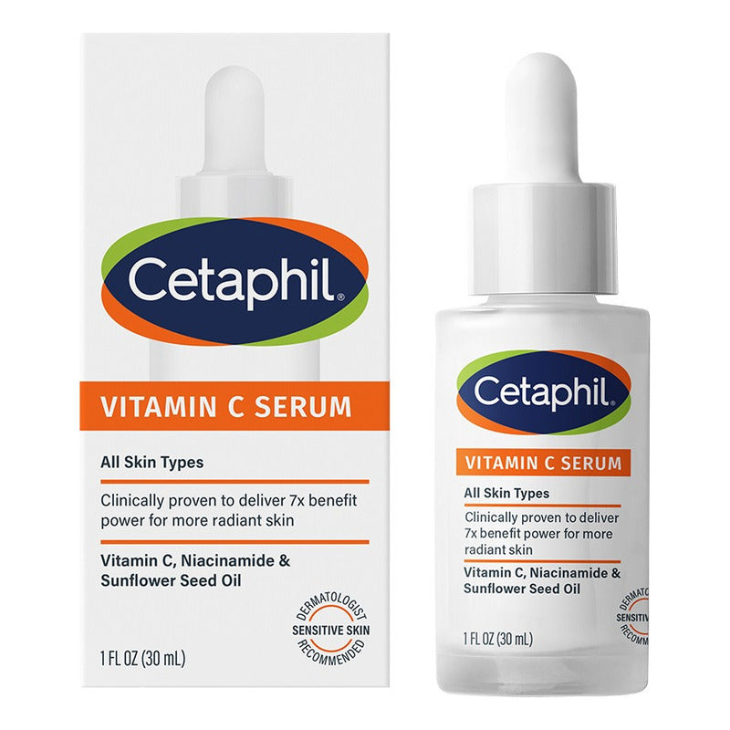 Cetaphil Suero De Vitamina C Antimanchas 30 Ml Todo Tipo De Piel Día/noche