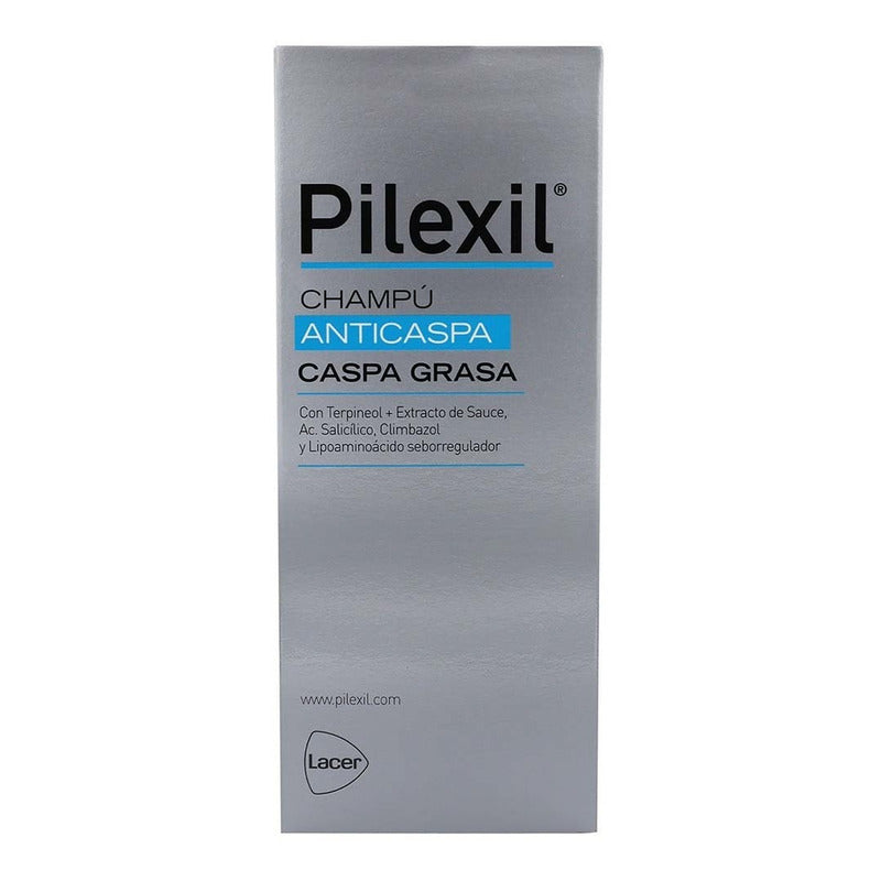 Pilexil Shampoo Anticaspa Grasa Frasco Con 300 Ml