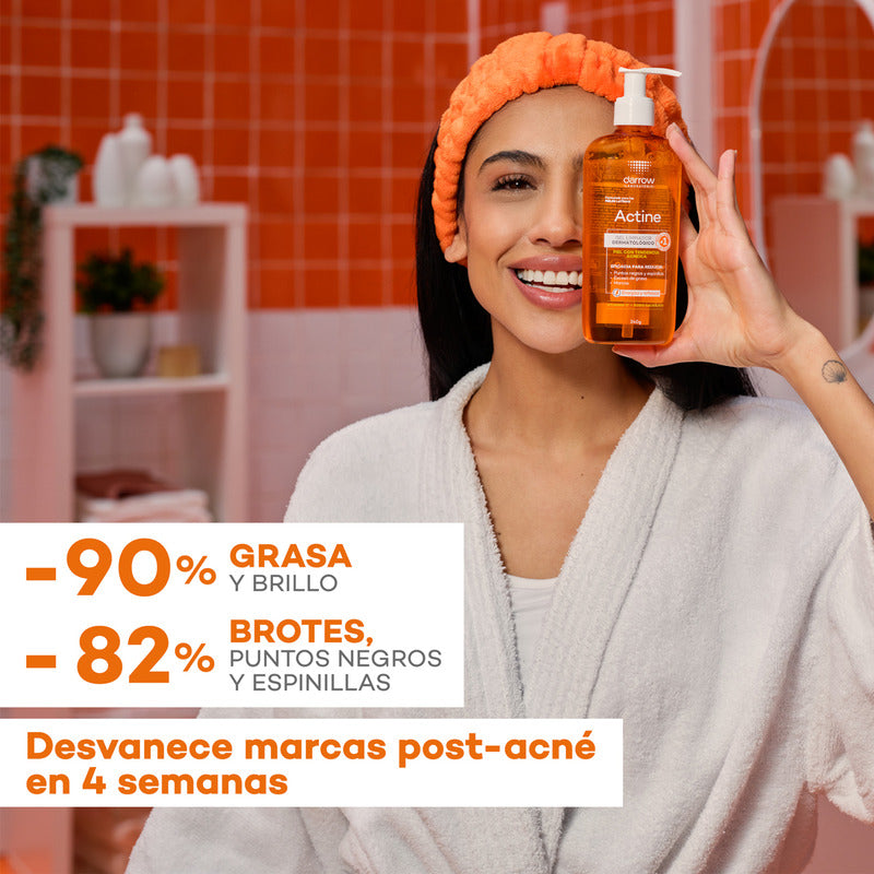 Gel Limpiador Facial Darrow Actine Vitamina C 400g Piel Grasa O Con Tendencia Acnéica