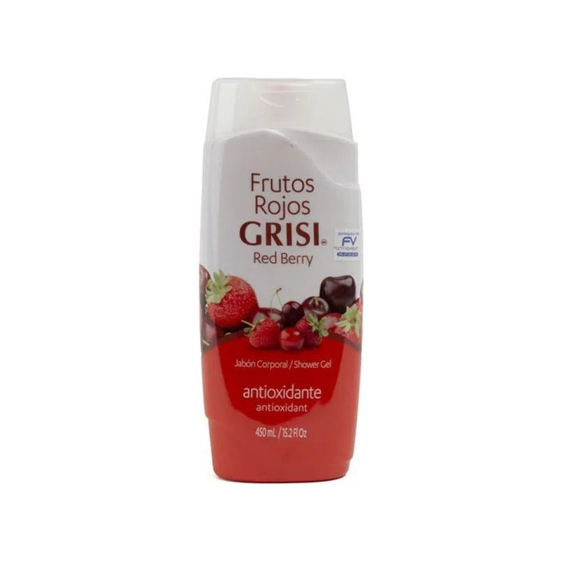 Jabón Líquido Corporal Grisi Frutos Rojos Antioxidante 450ml