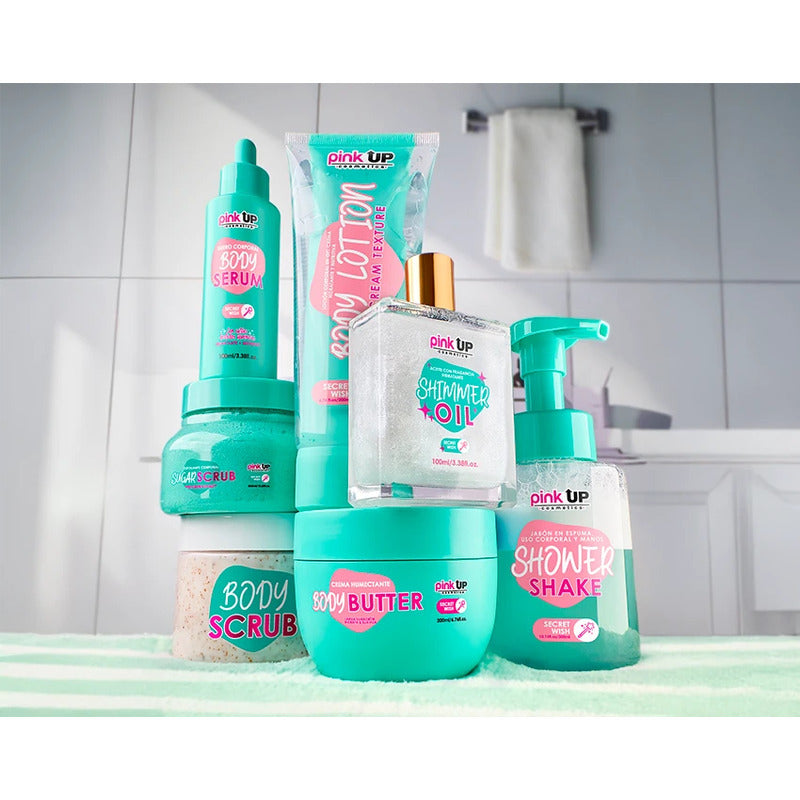 Shower Shake Jabón En Espuma Corporal Y Manos Pink Up 300ml