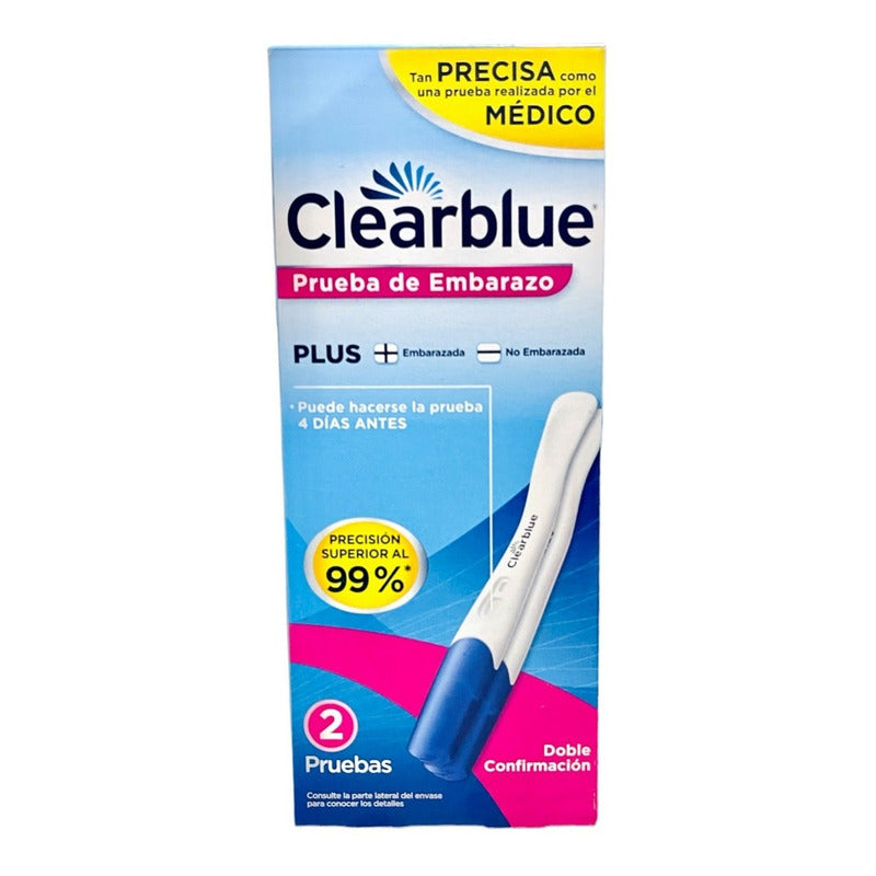 Clearblue Plus Prueba De Embarazo Con Doble Confirmacion