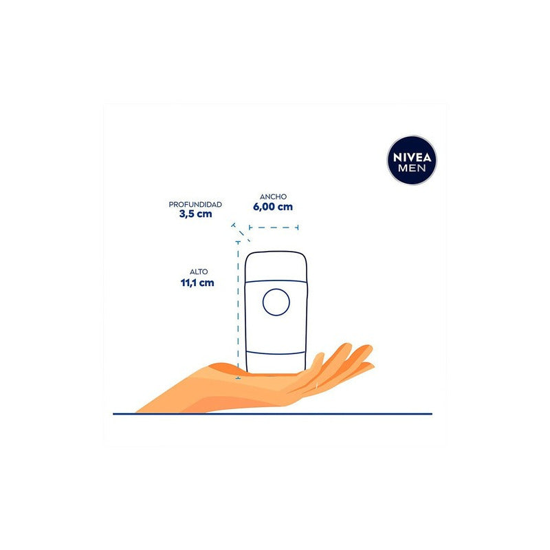 Antitranspirante Deep Darkwood En Barra 50g Nivea Men