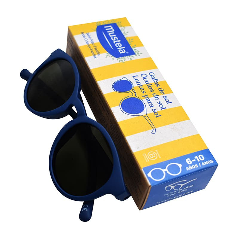 Mustela Lentes Solares Para Niños 6 - 10 Años Ovalado Azul Oscuro Gris Oscuro Azul Oscuro Azul Oscuro