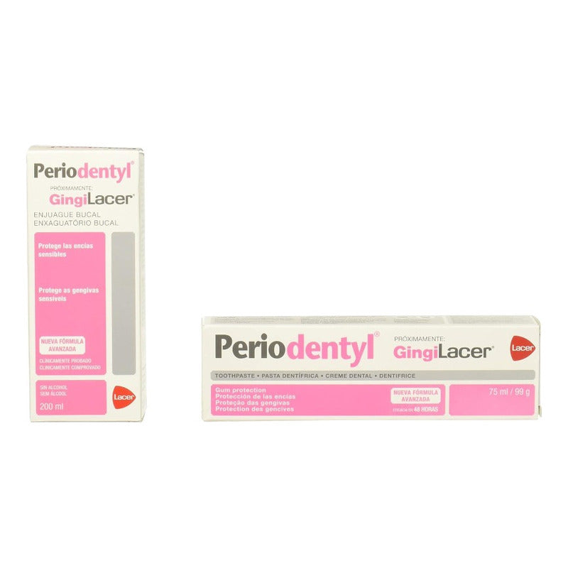 Kit Gingi Lacer Periodentyl Enjuague Bucal & Pasta Dental