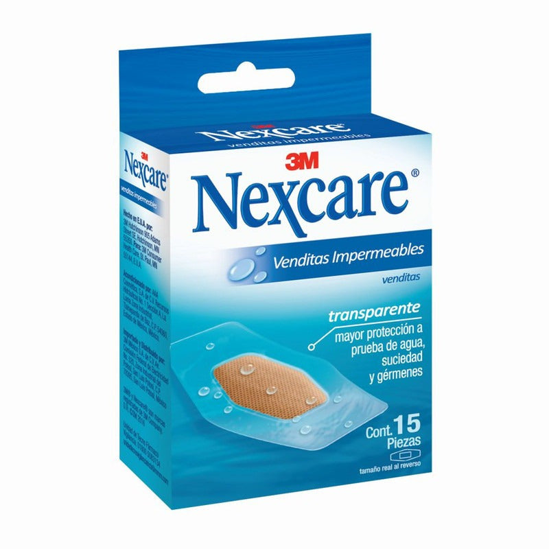 Venditas 3m Nexcare Impermeables Y Transparentes - 15 Piezas