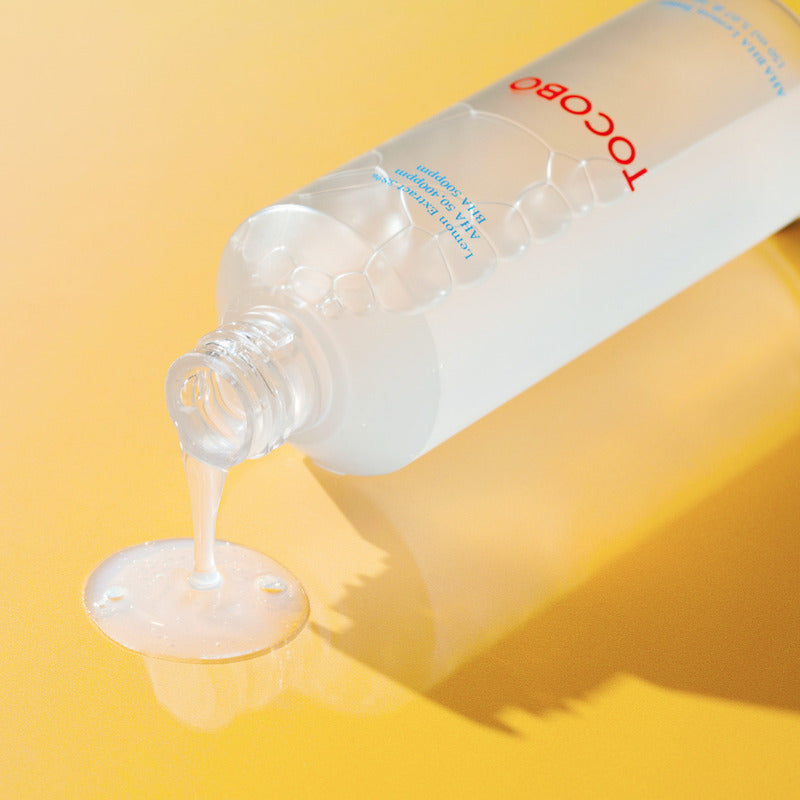 Tocobo Aha Bha Lemon Toner 150 Ml - Exfoliante Facial Todo Tipo De Piel