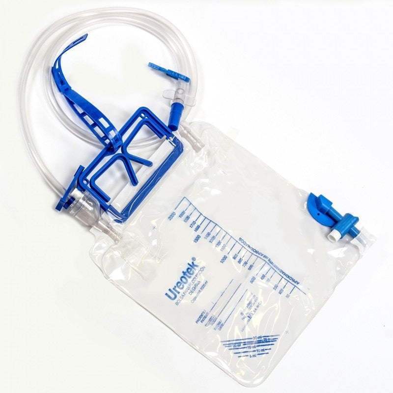 Urotek 2l Bolsa Recolectora De Orina Y Medicion Con Fijador
