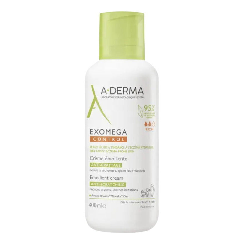 A-derma Exomega Control Crema Piel Tendencia Atópica 400ml