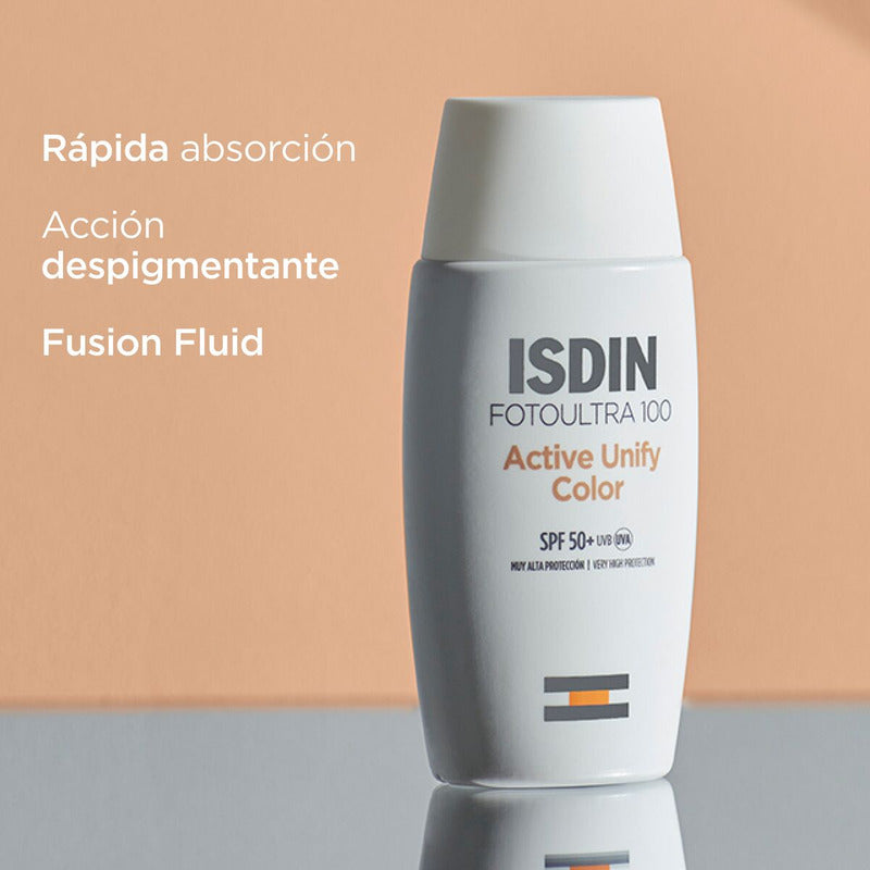 Isdin Foto Ultra 100 Active Unify Color Claro Spf 50+ 50ml
