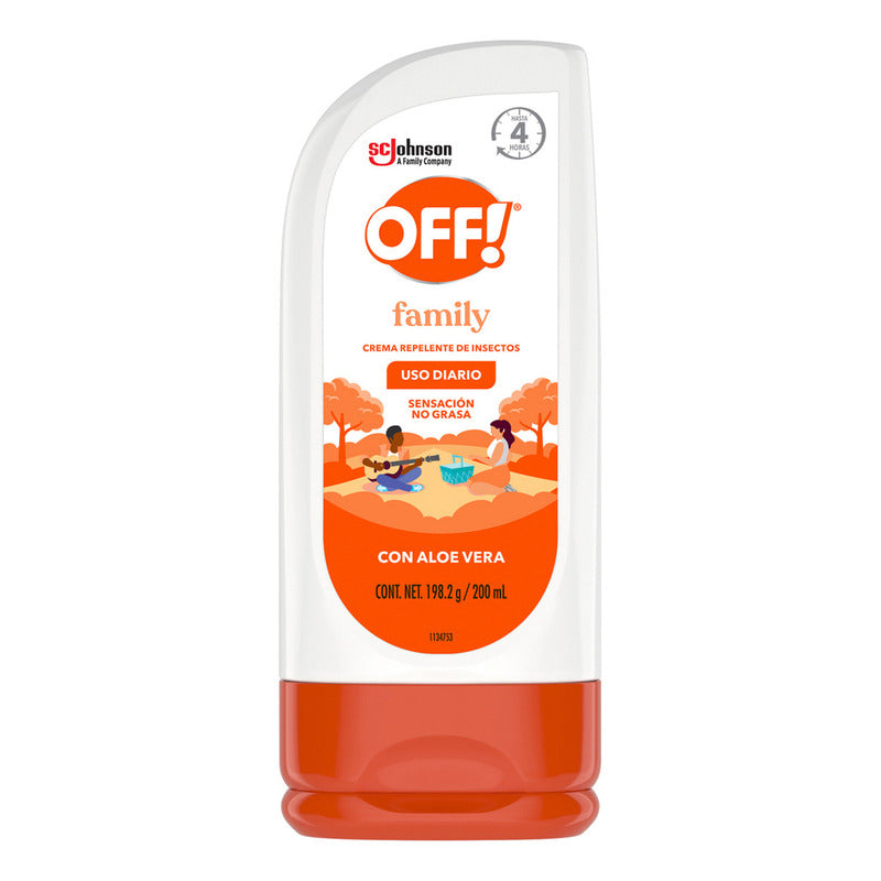 Repelente De Mosquitos En Crema Off Family 200ml