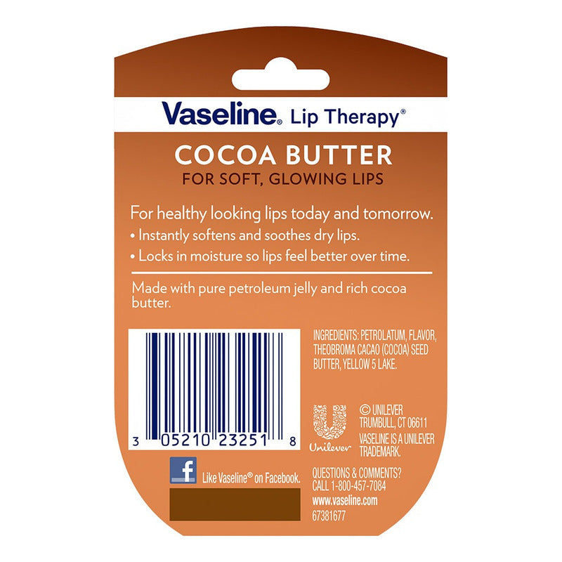 Vaseline Lip Care Cocoa Butter Mini Jar 7g