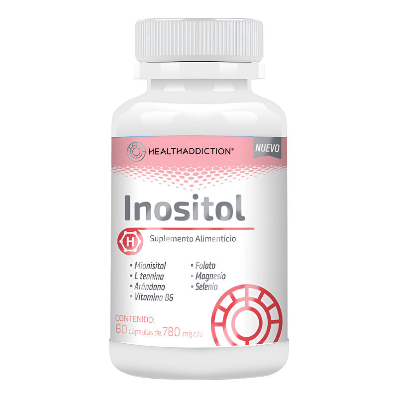 Inositol Healthaddiction 60 Cápsulas 800 Mg Sin Sabor