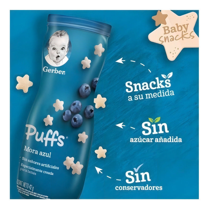 Gerber Puffs Gerber - Pack - 4