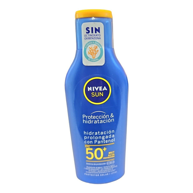 Protector Solar Nivea Sun Protección & Hidratación Fps 50+ Muy Alto 125ml