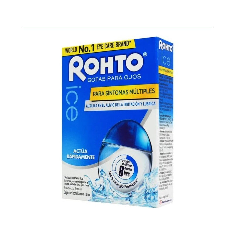 Rohto Ice Solución Oftálmica Alivio Ojos Gotas 13ml