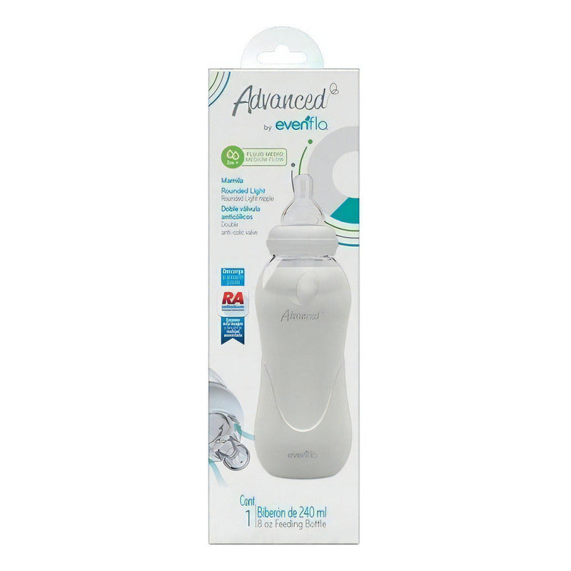 Biberon Evenflo 1132 Advanced 240ml/8oz Flujo Medio 3m