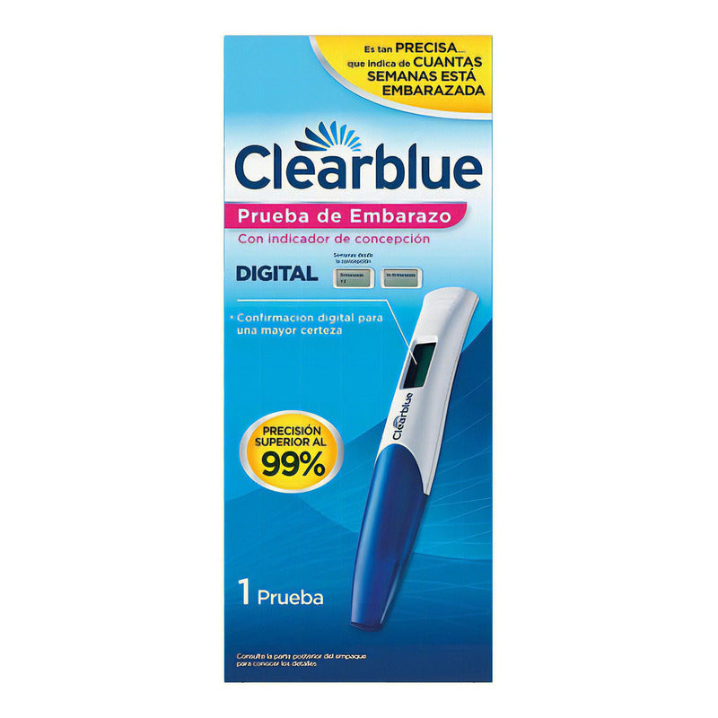 Prueba De Embarazo Clearblue Confirmación Digital 1 Unidad