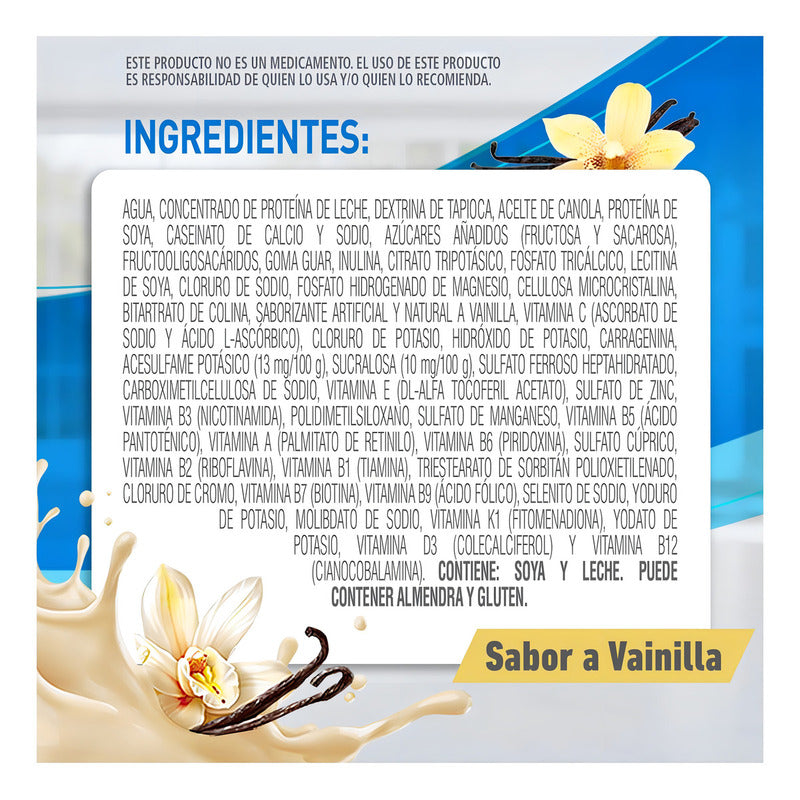 Suplemento Alimenticio Boost Menos Azúcar Sabor Vainilla 330ml