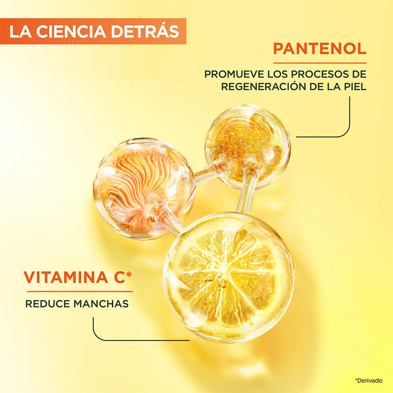Garnier Skin Active Gel Limpiador Facial Con Vitamina C, Piel Mixta, 150g