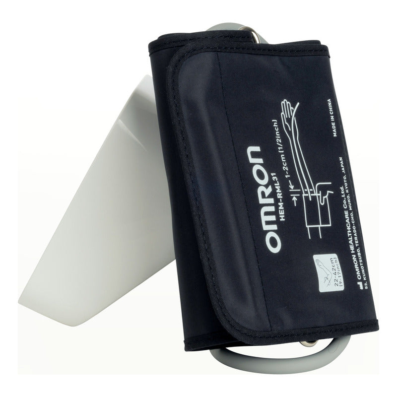 Omron Monitor De Presión Arterial De Brazo. Hem-7120 Color Blanco