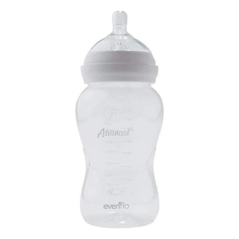 Biberon Evenflo 1126 Advanced 270ml/9oz Flujo Medio 3m+ Color Blanco