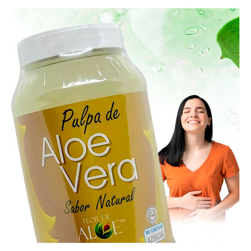 Pulpa De Sábila Natural - Flor De Áloe 750 G