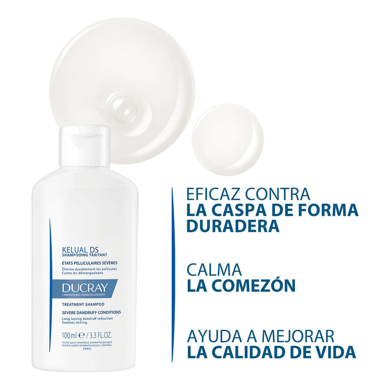 Shampoo Ducray Kelual Ds Tratamiento Anti Caspa 100ml