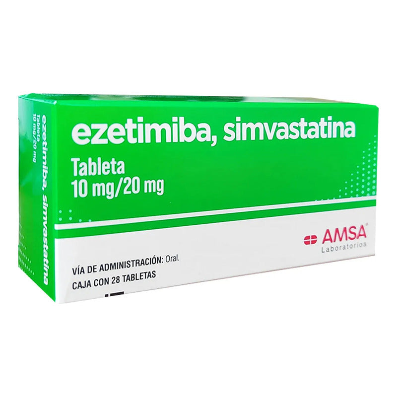 Amsa Ezetimiba / Simvastatina 28 Tabletas