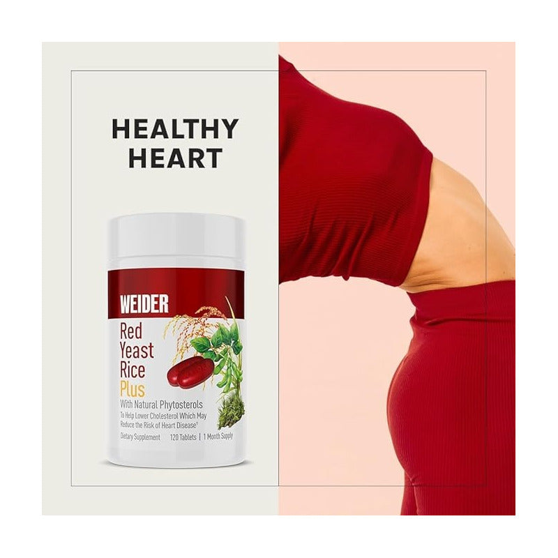 Red Yeast Rice Plus 1200mg Contra Colesterol 240 Tabletas Sin Sabor