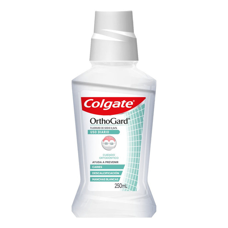 Enjuague Bucal Colgate Orthogard Cuidado Ortodontico 250 Ml