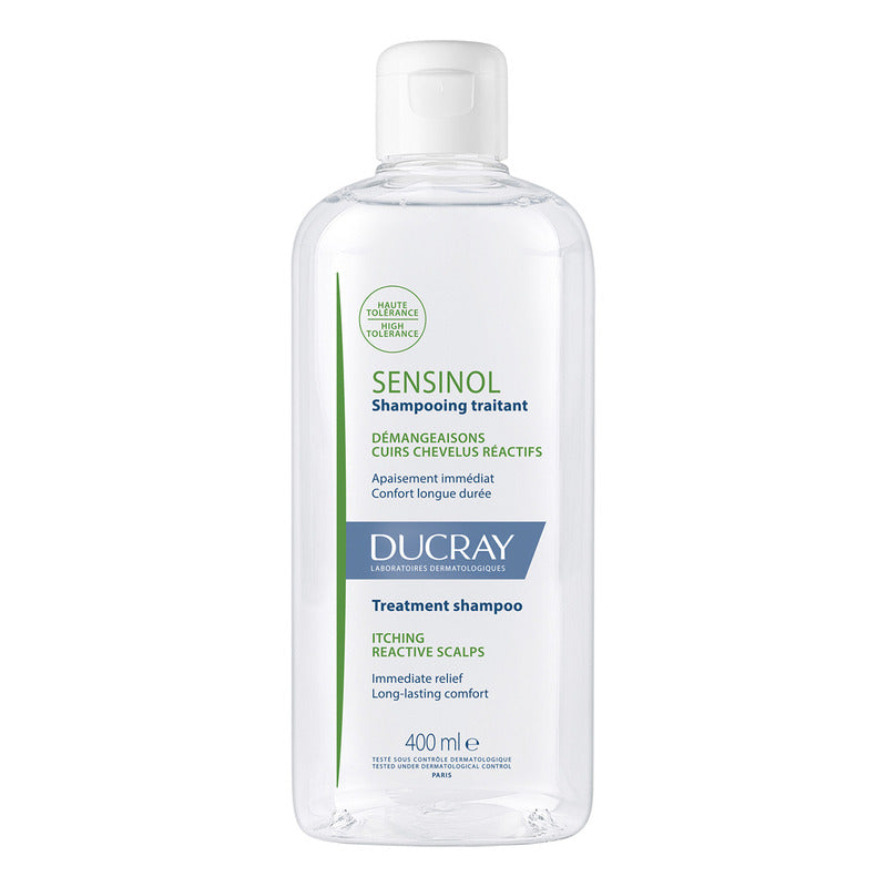 Shampoo Tratante Ducray Sensinol 200 Ml Para Cuero Cabelludo Sensible Con Comezón