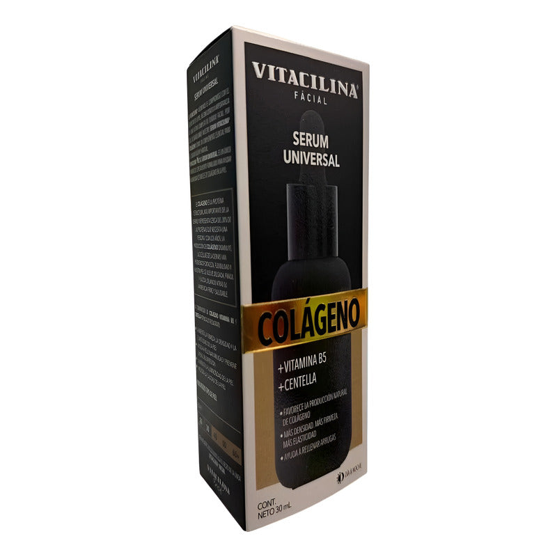 Vitacilina Serum Facial Colágeno 30 Ml Todo Tipo De Piel Día/noche