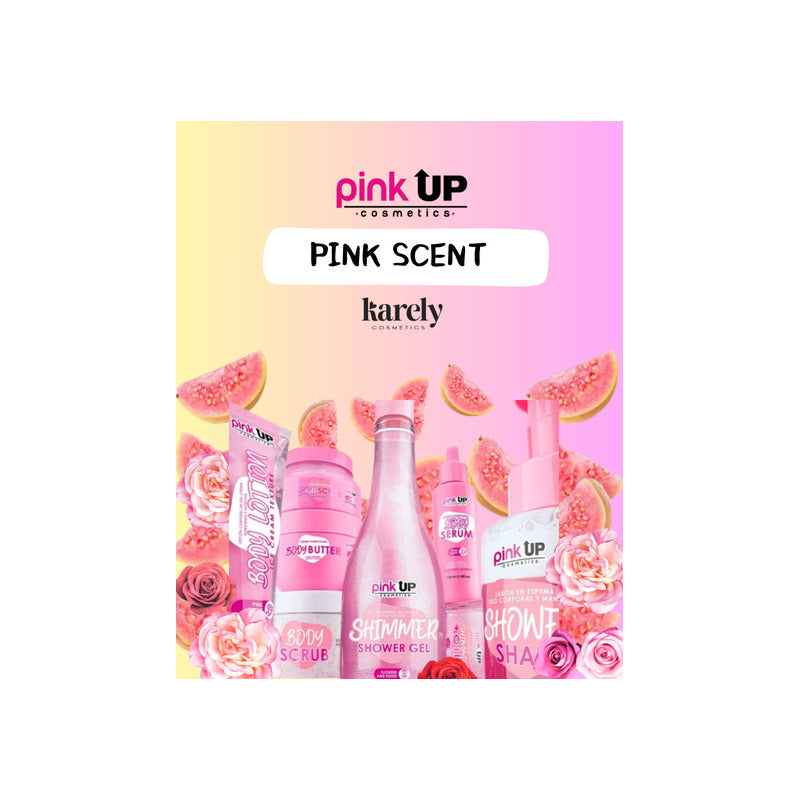 Pink Up Gel De Ducha Corporal Con Glitter 350ml Olor Rosas