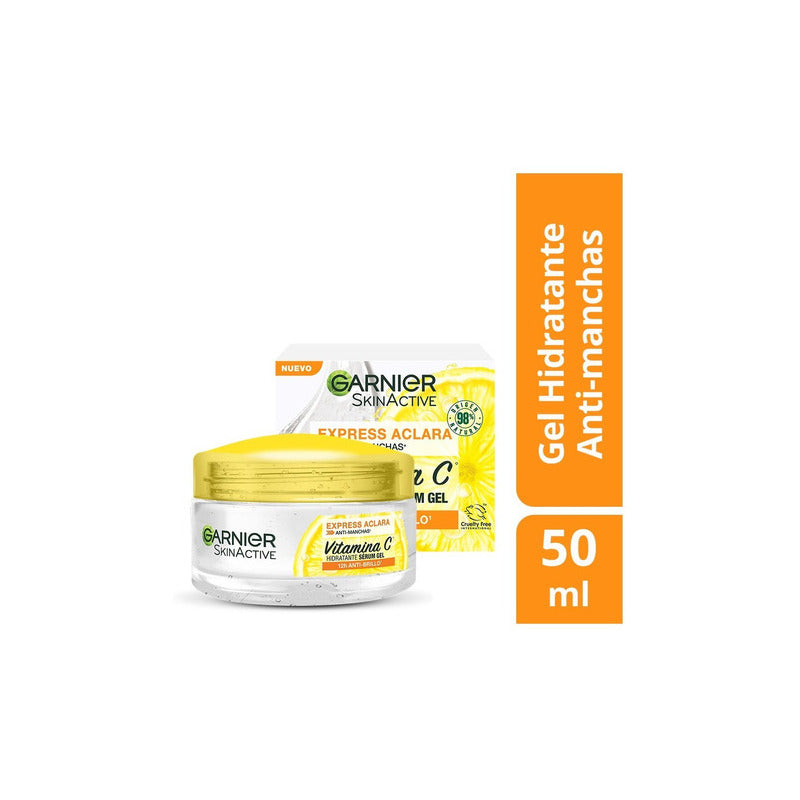 Garnier Skin Active Express Aclara Gel Con Vitamina C, Ilumina, 50 Ml