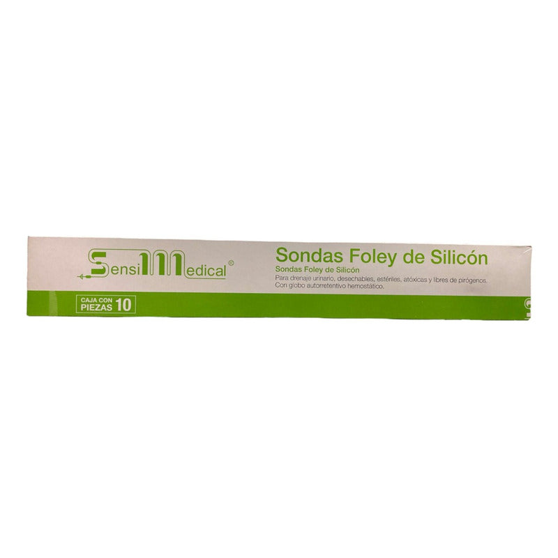 Caja 10 Sonda Foley Silicon Sensimedical Dos Vias Globo 5
