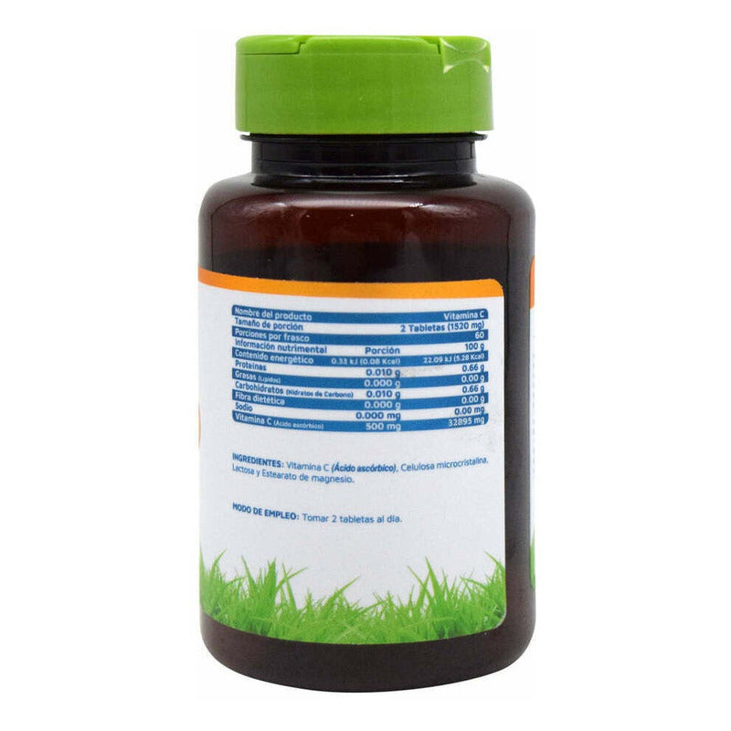 Vidanat Vitamina C Suplemento Alimenticio 120 Tabletas Sin Sabor