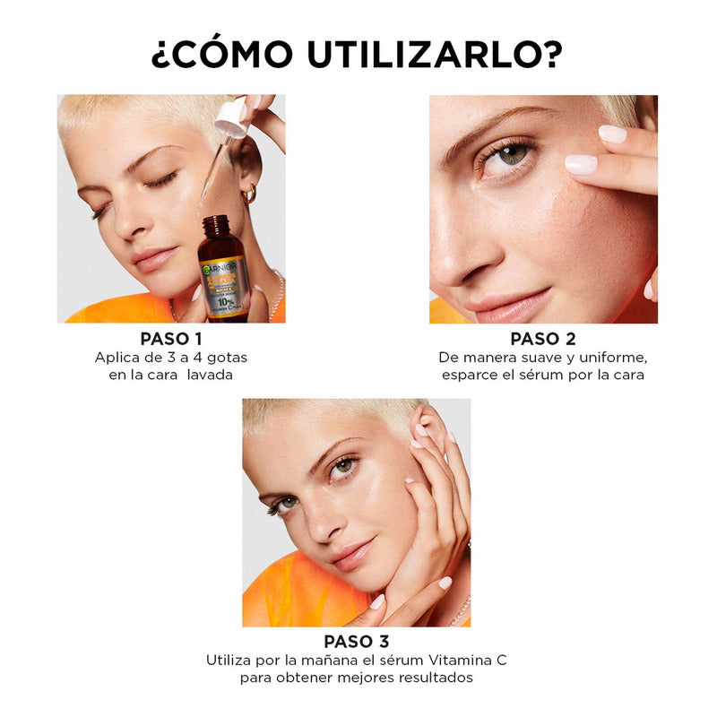 Garnier Skinactive Serum Express Aclara Viatamina C Noche - Todo Tipo De Piel - Noche