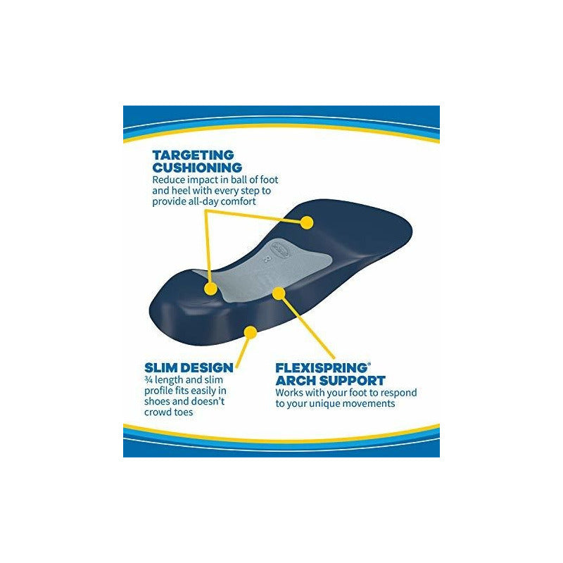 Dr Scholls Pantilla Tri-comfort Caballero 1 Par