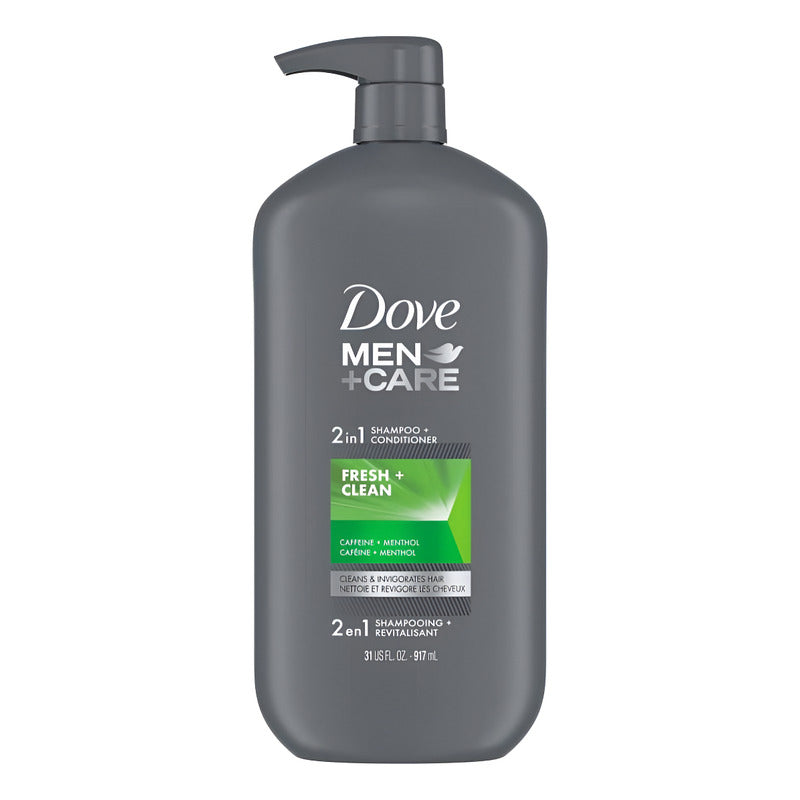 Shampoo 2 En 1 Dove Men+care Fresh Clean 917ml