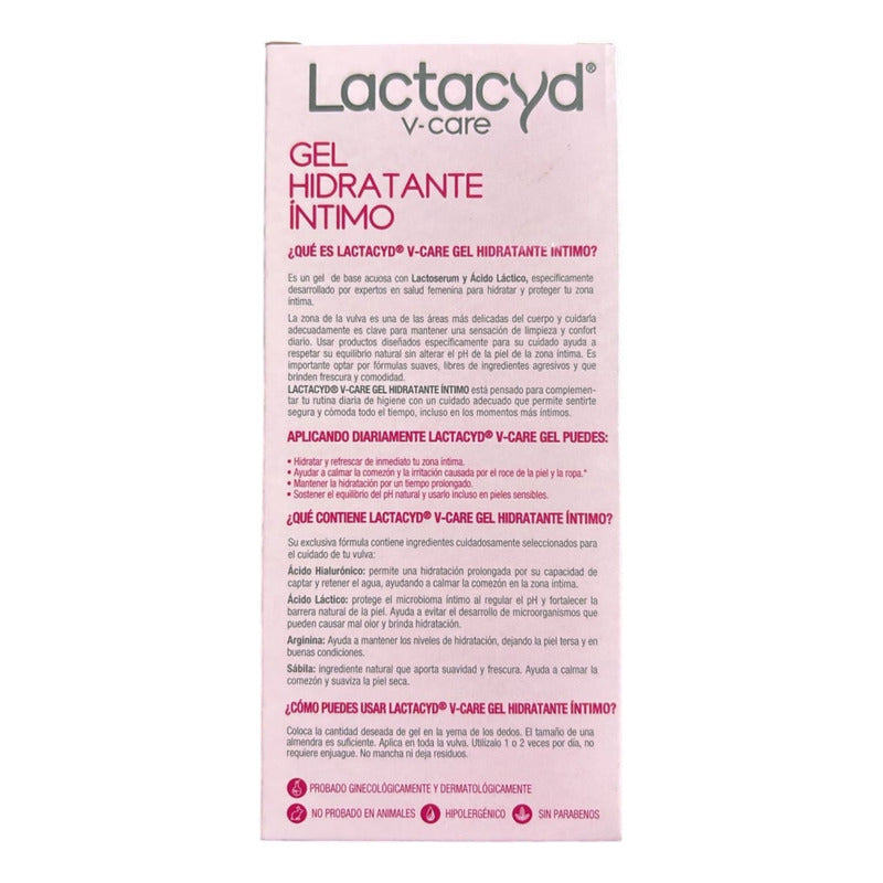 Lactacyd V-care Gel Hidratante Intimo Uso Diario 30g