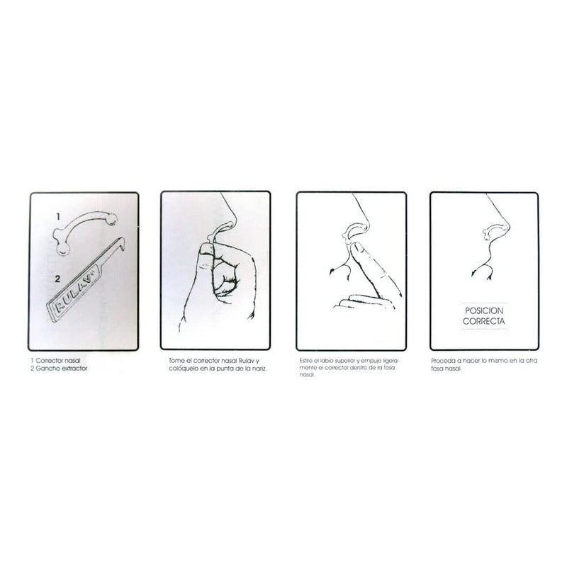 Rulav Nariz Bella En 30 Segundos Color Negro Talla Mediano
