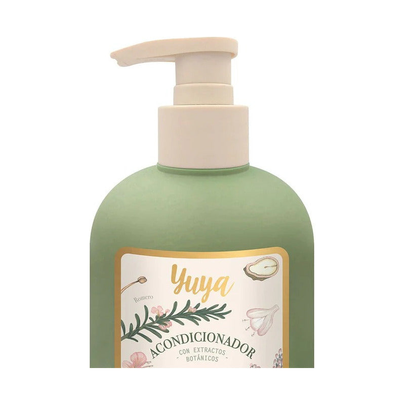 Acondicionador Fresco Y Purificante De Menta Botella 450ml Yuya